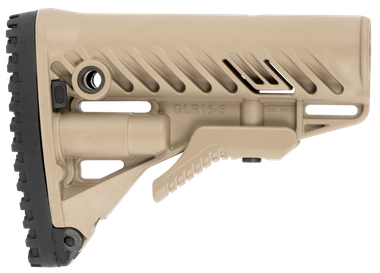 FAB Defense FXGLR16T GLR-16Buttstock for AR-15/ M16 Flat Dark Earth Polymer