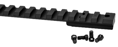 Warne V48420MOA Vapor Picatinny Rail Black Anodized Aluminum Ruger American Short Action, 20 MOA
