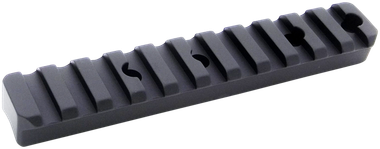 Talley P00252751 Picatinny RailBlack Anodized Aluminum Traditions Break Action Muzzleloaders/Traditions NitroFire Break Action