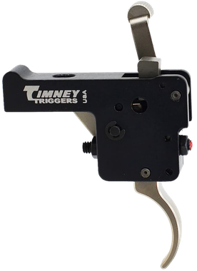 Timney Triggers 60916 Featherweight DeluxeCurved Trigger with 3 lbs Draw Weight & Black/Nickel Finish for Howa 1500