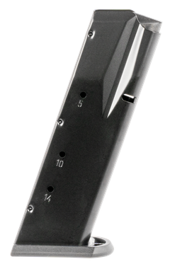 Mec-Gar MGWIT40LFAFC Standard14rd 40 S&W Fits Tanfoglio Witness Large Frame Blued w/Anti-Friction Coating Carbon Steel