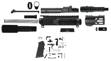 TacFireAR Build Kit9mm Luger 4.50" Barrel Black for AR Platform