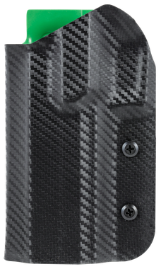 Uncle Mike's 54RNC74BGL Range/Competition Holster OWB Black/Green Boltaron Belt Slide Fits Sig X5 Left Hand