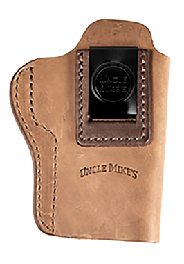 Uncle Mikes-leather(1791) UMIWB5BRWA Inside the WaistbandIWB Size 05 Brown Leather Belt Clip Fits Sig P320 Right Hand