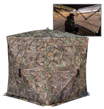 Rhino Blinds R180STRTE Rhino 180See Through Realtree Edge 150 Denier/Mesh