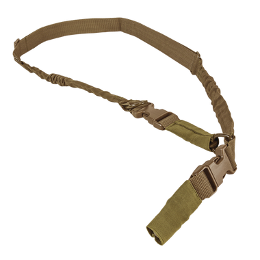 NcStar AARS21PT VISM Sling Tan Nylon Strap w/Elastic Shock-Cord 55"-72" OAL Adjustable Bungee