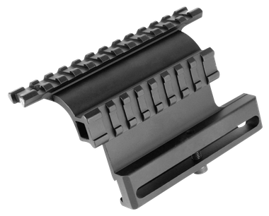Aim Sports MK007 AK Double Side Rail MountSide Mount Black Anodized Aluminum Fits AK-47 1913 Picatinny Rail Mount