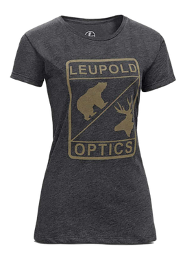 Leupold 170561 Women's L Optics Graphite Cotton/Polyester Short Sleeve XL