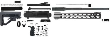 TacFire SSRK308LPK18BN AR Build Kit Rifle 308 Win AR-10 Black Nitride Aluminum 5/8"-24 tpi *Sports South Exclusive.