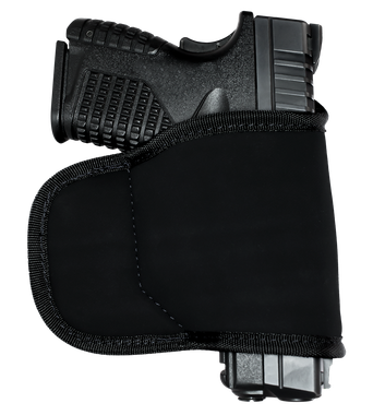 GrovTec US Inc GTHL15098BLK Multi-FitOWB Size 98 Black Suede Belt Loop Fits Small/Med Semi-Auto Right Hand