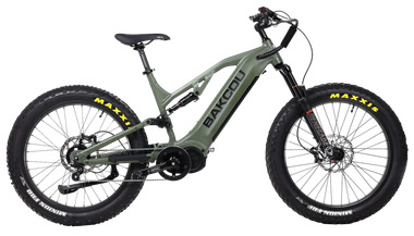 Bakcou E-bikes BSCJ19G21 Scout Jager Matte Army Green 19" Frame, Rohloff E-14 (500/14) Speed Hub BafangUltra Mid-Drive Motor