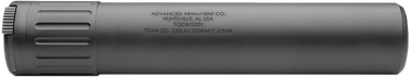 ADVANCED ARMAMENT COMPANY 65041 Silencer Titan-QD 338 Lapua Mag/8.6 Blackout Black Cerakote
