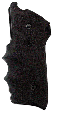 Hogue 82000 Rubber GripBlack with Finger Grooves for Ruger Mark II, III