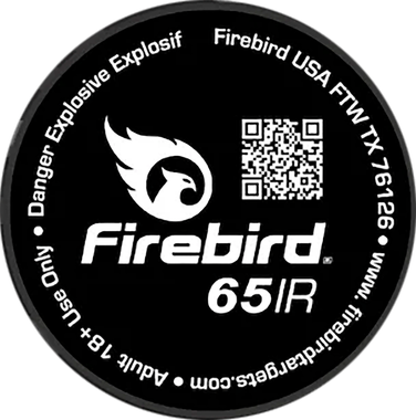 Firebird USA 65IR 65IRMoving Trajectory Static White Smoke Universal Firearm 65mm 10 Targets