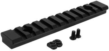 TacFire MAR105L M-LOK Accessory Picatinny Section Rail 5 Inch 11 SlotsBlack Anodized
