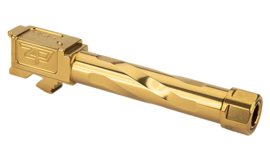 Zaffiri Precision ZP.19BTG 9mm Fits Glock 19 4.50" Gold 416R Stainless Steel