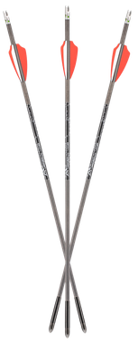 Axe Crossbows AX10004 Axe 440 Bolt Combo Pack Gray/Orange/White 19" 3 Bolts and 3 Lighted Nocks