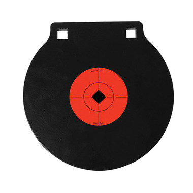 Birchwood Casey World of Targets Double Hole AR500 Gong 10" 3/8" Thick