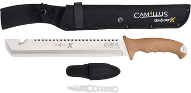 12" BLADE STAINLESS W/ KNIFECAMILLUS CARNIVORE X MACHETE