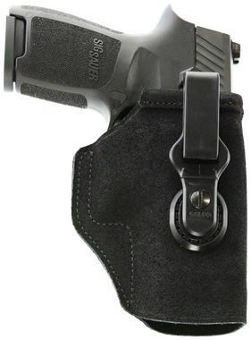 Galco TUC890B Tuck-N-Go 2.0 IWB Black Leather UniClip/Stealth Clip Fits Ruger Max-9 Ambidextrous
