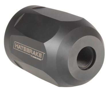 Maxim Defense MXM47707 Hate BrakeBlack DLC 17-4 Stainless Steel with 1/2"-28 tpi Threads, 2.40" OAL, 1.50" Diameter & Octagon Shape for 5.56x45mm NATO