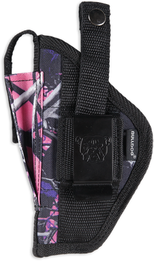 Bulldog FSN1MDG ExtremeOWB Muddy Girl Camo Nylon Belt Loop/Clip Fits Ruger LCP Ambidextrous