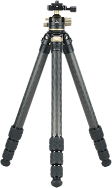 Leupold 180379 Pro Guide Tripod Kit Tripod 6.70-67" High Black Carbon Fiber