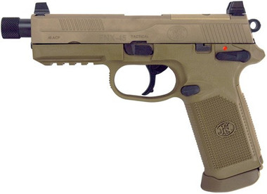 45ACP FDE 2-10RD NIGHT SIGHTSFN FNX-45 TACTICAL DA/SA MS
