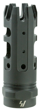 Strike Industries KINGCOMP30 King CompBlack Steel with 5/8"-24 tpi Threads, 2.62" OAL & 0.87" Diameter for 308 Win, 7.62x51mm NATO AR-Platform