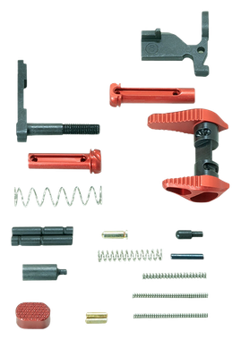 Timber Creek Outdoors ARLPKR Lower Parts KitRed Anodized Aluminum for AR-15