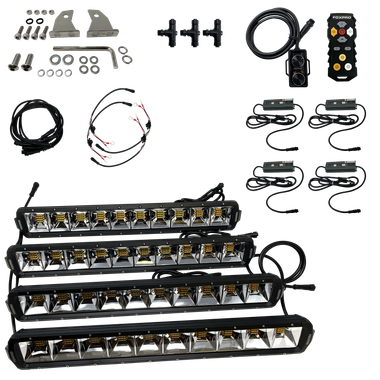 Foxpro MUDCT4KIT Mud Cutter Light KitBlack 2810/3380/4408 Lumens White/Amber/Mixed LED