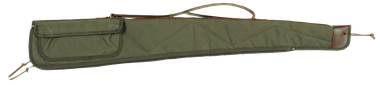 Bob Allen 14534 Canvas Shotgun Case Green Canvas 48" Long Shotgun