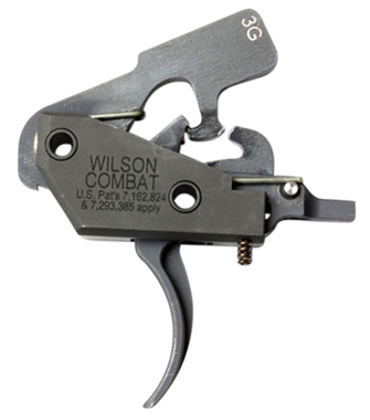 Wilson Combat TRTTU3G Tactical Trigger Unit3-Gun Drop-in Trigger with 3.50-4 lbs Draw Weight & Black Finish for AR-Platform