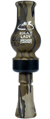 Primos PS892 Phat LadyOpen Call Single Reed Turkey Sounds Attracts Ducks Mossy Oak Original BottomLand Plastic