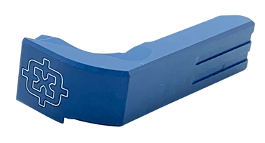 Cross Armory CRGMCBL Mag CatchExtended Compatible w/Glock Gen1-3/P80 Blue Anodized Aluminum