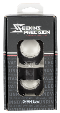 Seekins Precision 0010630002 Scope RingsMatte Black 34mm Low
