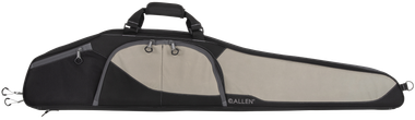 Allen 68246 Sawatch Rifle Case 46" Black Endura w/Tan Accents, Foam Padding, Accessory Pockets, Lockable Zippers & Plush Tricot Lining