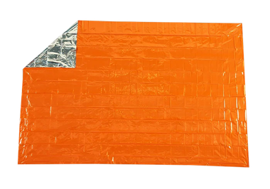 Survive Outdoors Longer 01401701 SOL Survival Blanket Warmth Waterproof Orange Metalized Polyethylene