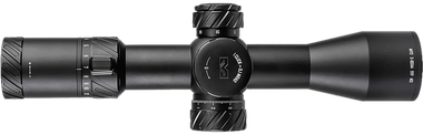 Meprolight USA 901246703 MVOMatte Black Anodized 3-18x44mm, 34mm Tube, Illuminated M3 MRAD Etched Green/Red Reticle