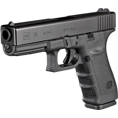 Glock 20 Gen 3 Handgun 10mm 15/rd Magazines (2) 4.6" Barrel Black Austria