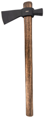 CRKT 2724 Chogan Hammer 2.60" Blade 1055 Carbon Steel Blade Tennessee Hickory Handle 17.88" Long Axe w/Hammer