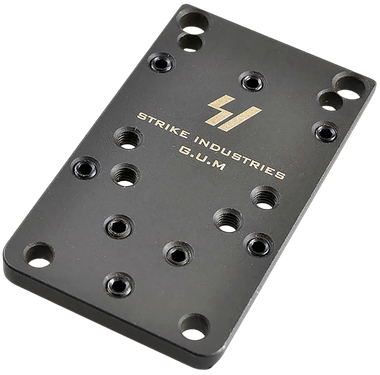 Strike Industries GLOCKGUMV2 Universal Optic Mount for Glock Version 2Black Compatible w/Glock (Except 42/43/43X/48)
