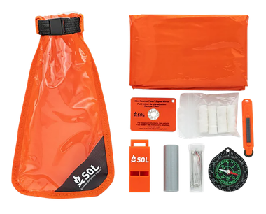 Survive Outdoors Longer 01401727 Scout Survival Kit Waterproof Orange