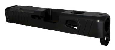 Rival Arms RA10G604A Precision Slide A1 fits Glock 26 Gen3-4 Docter Cut Black QPQ Case Hardened 17-4 Stainless Steel