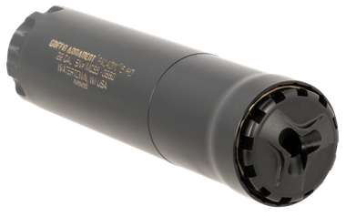 Griffin Armament GAPD5HDW Paladin 5 22 Cal (5.56mm) Rated Up To 22-250 Rem, 5" L, Black Stainless Steel with User Serviceable Design,1/2"-28 tpi Taper Mount EZ Brake