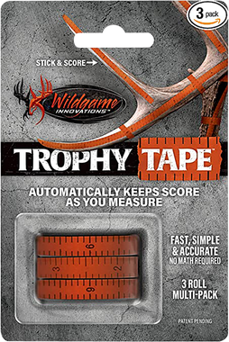 Wildgame Innovations WLD424 Trophy TapeOrange 200" Long 3 Rolls Per Pack