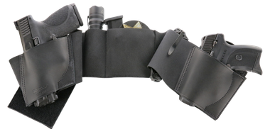 Galco UWBKLG2 UnderWraps 2.0 Black Large Leather/Nylon Handgun