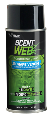 HME SWSCRPVEN Scent Web Scrape Venom Buck, Doe & Tarsal Gland Cover Scent 5 oz. Aerosol