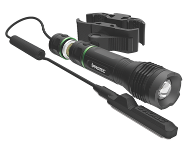 iProtec 665 LG 250 250 Lumen Green Firearm Light with Long Gun MountBlack Anodized 25/250 Lumens Green LED Light