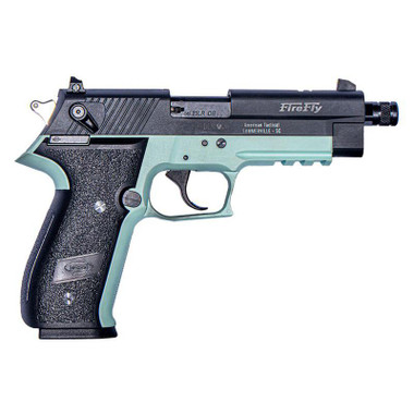 ATI GSG Firefly Handgun .22 LR 13rd Magazine(1) 4.9 Threaded Barrel Mint Green Frame